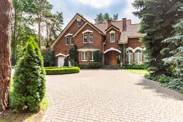 Residential Paver Driveway in Roosevelt Park, MI